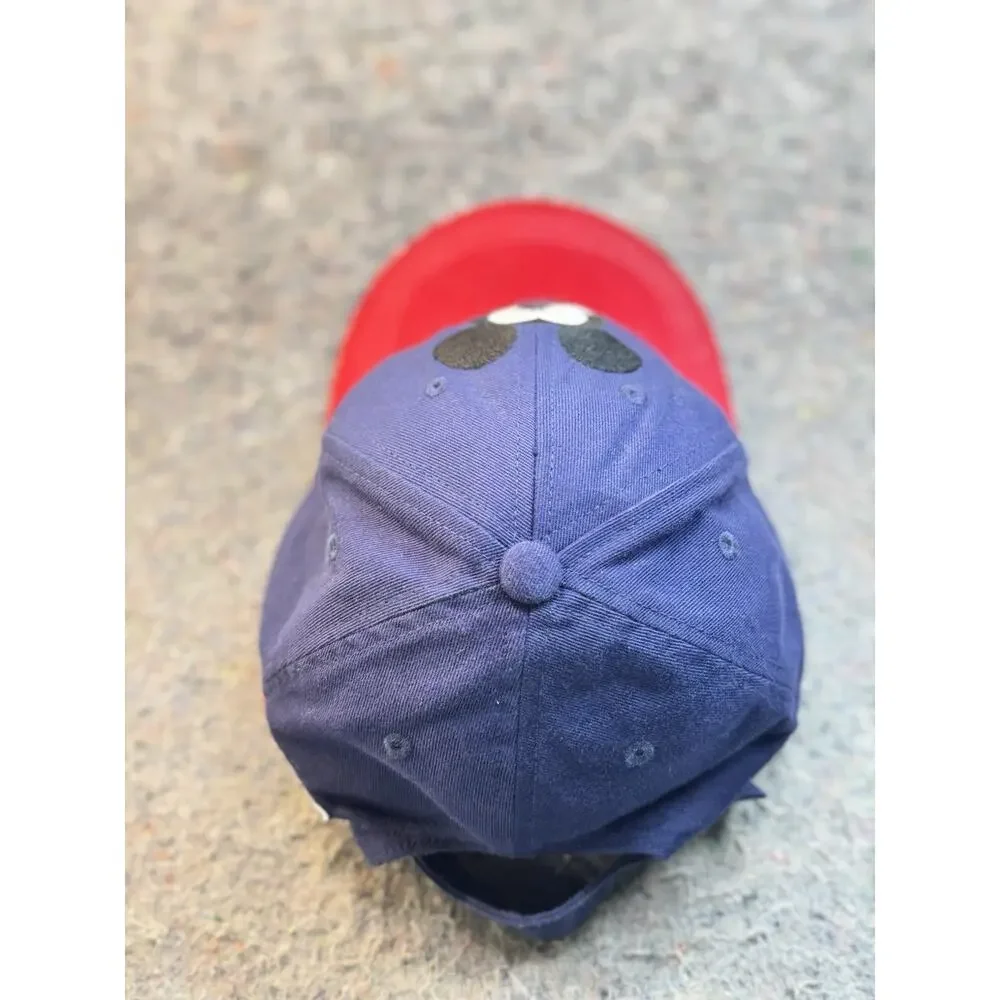 Old Navy Disney Mickey Mouse Dad Hat Adjustable Blue Red Cap 1388